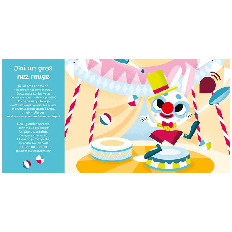 Livre Mes premiers sonores Mes premières comptines à danser Auzou Editions Produit ouvert 3