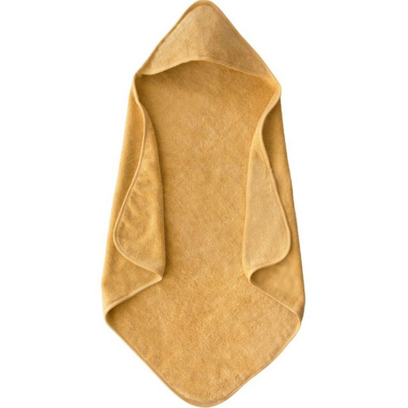 Cape de bain en coton bio Fall Yellow Mushie
