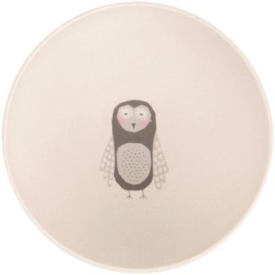 Petit bol en bambou chouette Hoot (13,8 cm) Love Maé