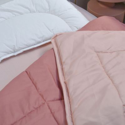 Couette bicolores TOG 3,7 Blush-Ash Roses (100 x 140 cm)