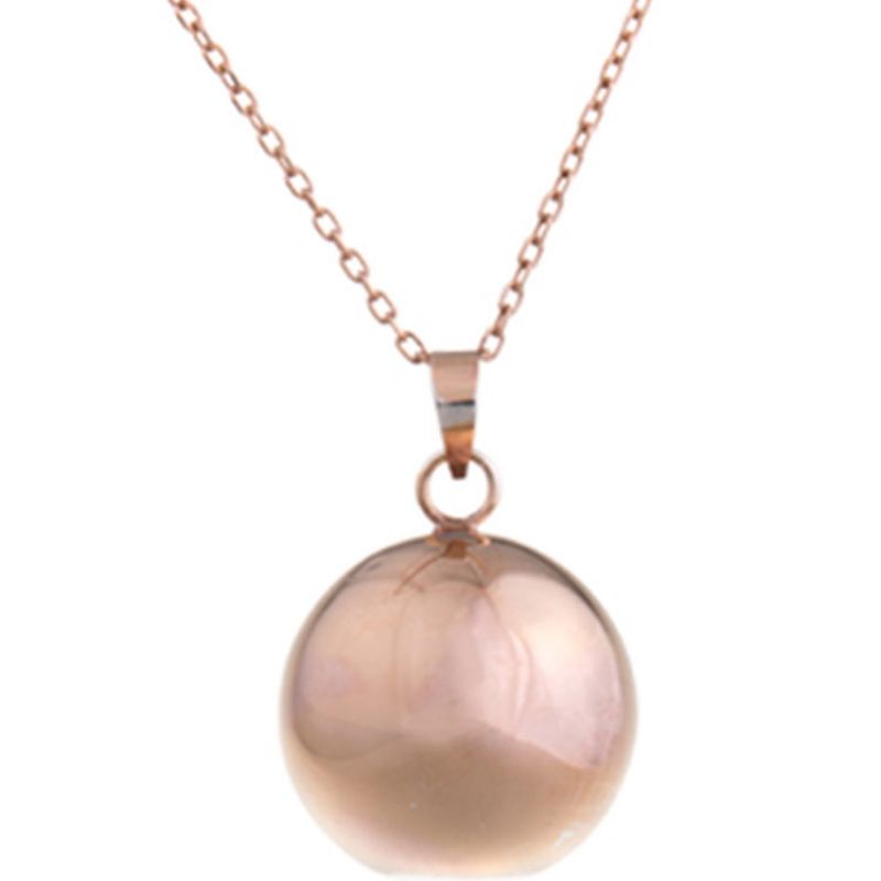 Bola sur chaîne Victoria (plaqué or rose 750°) Nativee