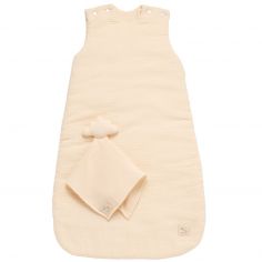 Gigoteuse ouatinée + doudou mouchoir Vanilla TOG 2,5 (0-6 mois) - Sauthon