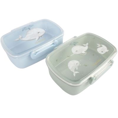Lot de 2 lunch box Les contes de Christian la Baleine Filibabba