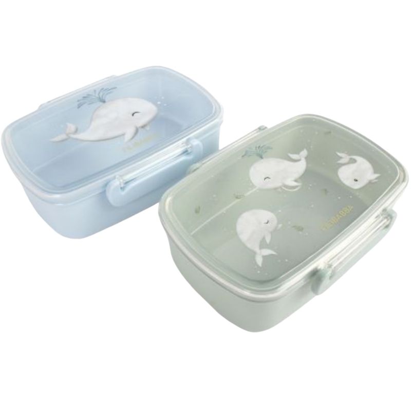 Lot de 2 lunch box Les contes de Christian la Baleine Filibabba Produit 1