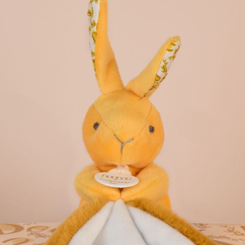 Lapin Doudou ocre (10 cm) Doudou et Compagnie Ambiance 5