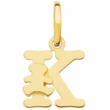 Pendentif initiale K (or jaune 375°)  par LuluCastagnette