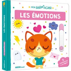 Livre Mon anim'agier : les émotions - Auzou Editions
