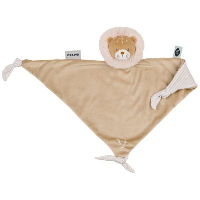 Maxi doudou attache sucette Ernest le Lion (55 cm)  par Nattou