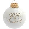 Boule de Noël Mon Tout 1er Noël 2024  par Baubels