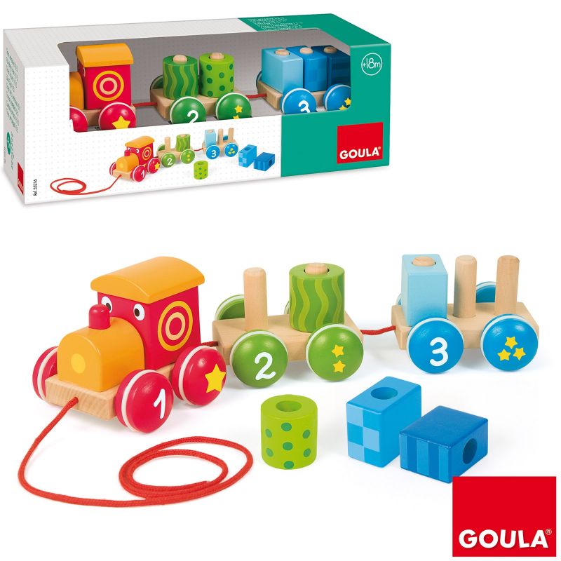 Train à assembler 1,2,3 Goula