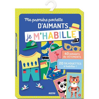 Ma pochette d'aimants Je m'habille  par Auzou Editions