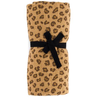 Lange Bianca Mini Léopard Coffee (70 x 70 cm)