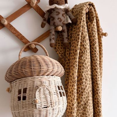 Lange Bianca Mini Léopard Coffee (70 x 70 cm)