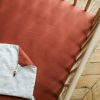 Drap housse pur coton Terracotta (70 x 140 cm) Kadolis Ambiance 2