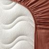 Drap housse pur coton Terracotta (70 x 140 cm) Kadolis Ambiance 3