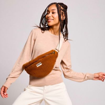 Sac banane Sasha L Teddy Brun Hindbag