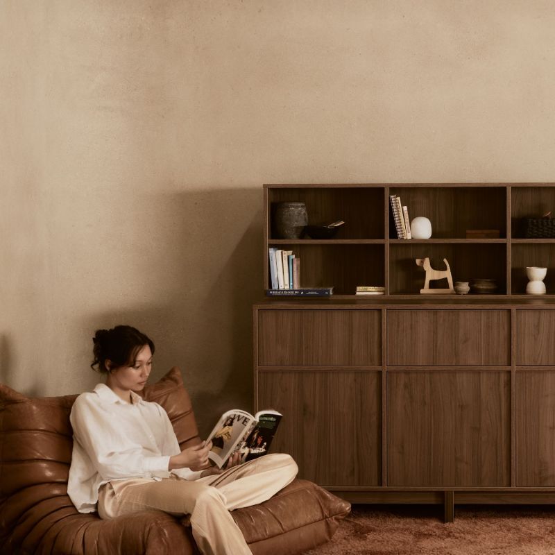 Option rangement pour commode XL Kyo Walnut Quax Ambiance 2