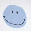 Lot de 2 langes Happy Rascals Smile bleu ciel (120 x 120 cm)  par Lässig 