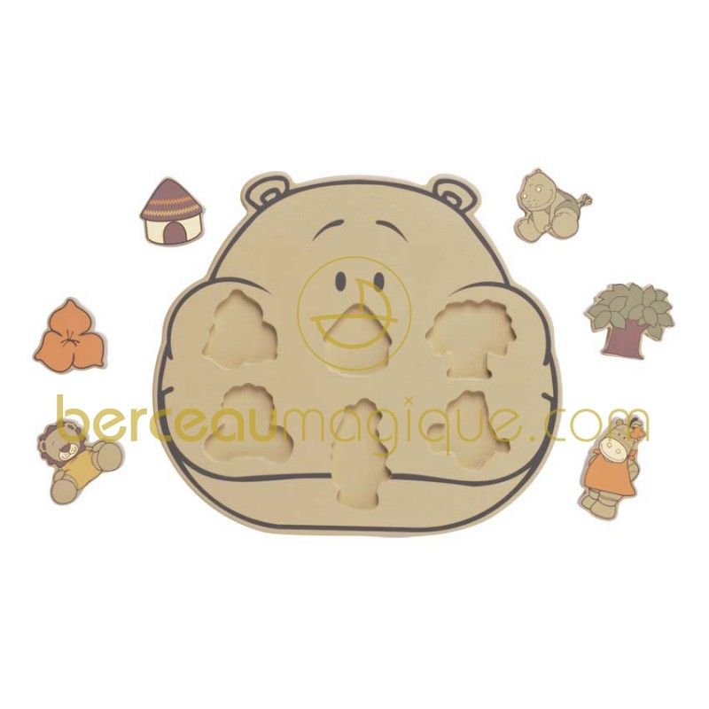 Puzzle Baboum Zamba & Hippoum  Noukie's