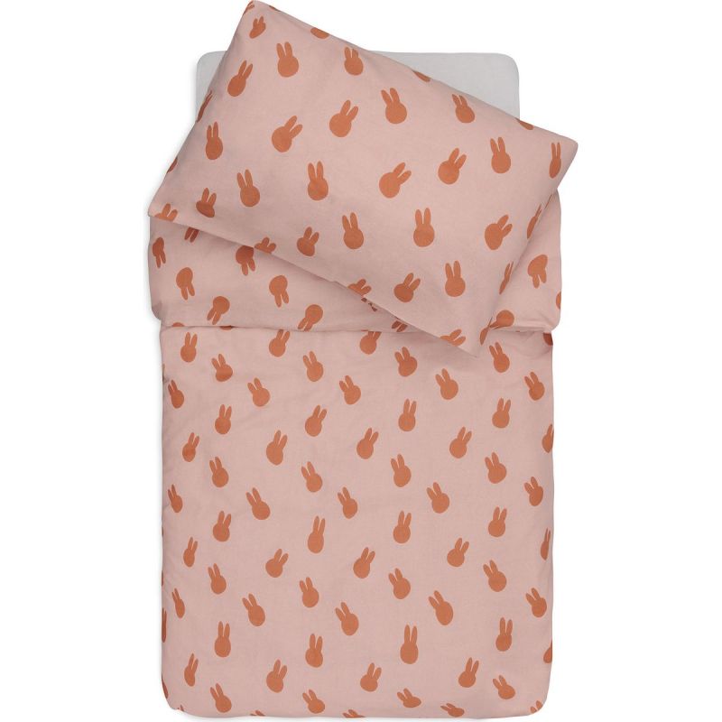 Housse de couette + taie d'oreiller Miffy Wild Rose (100 x 140 cm) Jollein Produit 1 grande taille