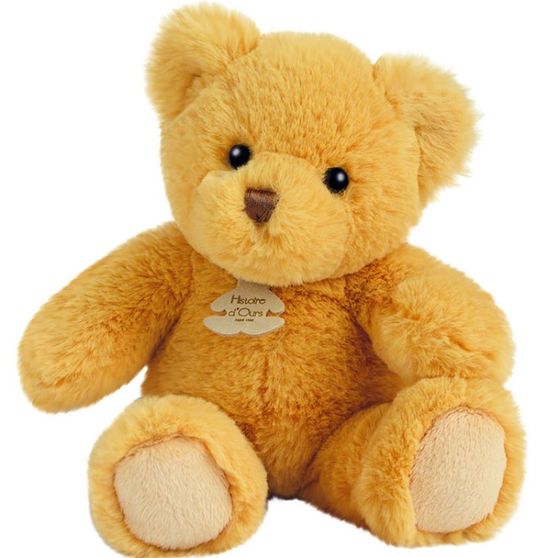 Peluche ours Titours jaune miel (27 cm) Histoire d'Ours