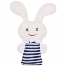 Hochet pouet pouet Funny Bunny marinière (12 cm)  par Trousselier