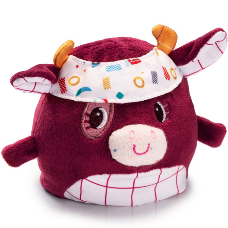 Hochet peluche réversible Rosalie la vache (10 cm) Lilliputiens