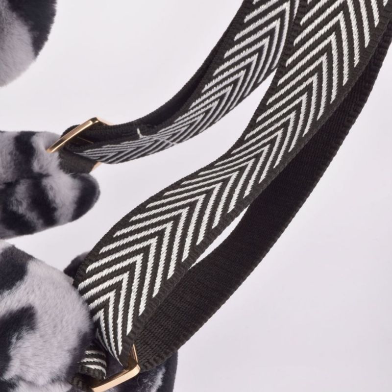 Sac bandoulière Ours zébré (30 cm) Doudou et Compagnie Produit 5