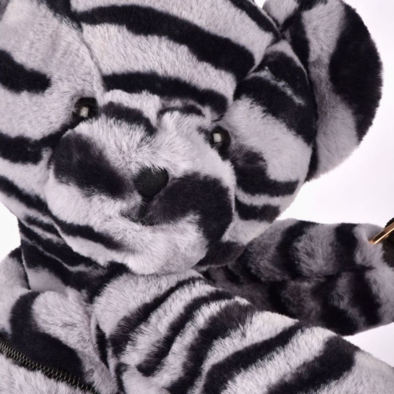 Sac bandoulière Ours zébré (30 cm) Doudou et Compagnie Produit 6