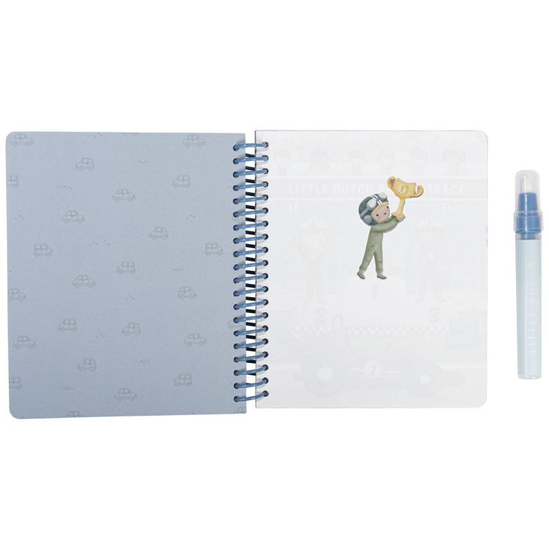 Cahier de coloriage à l'eau Jim Véhicules Little Dutch Produit 3