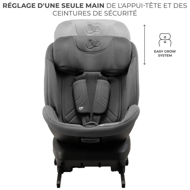 Siège auto Xpedition 3 i-Size Grey (groupe 1-2-3) Kinderkraft Produit 7