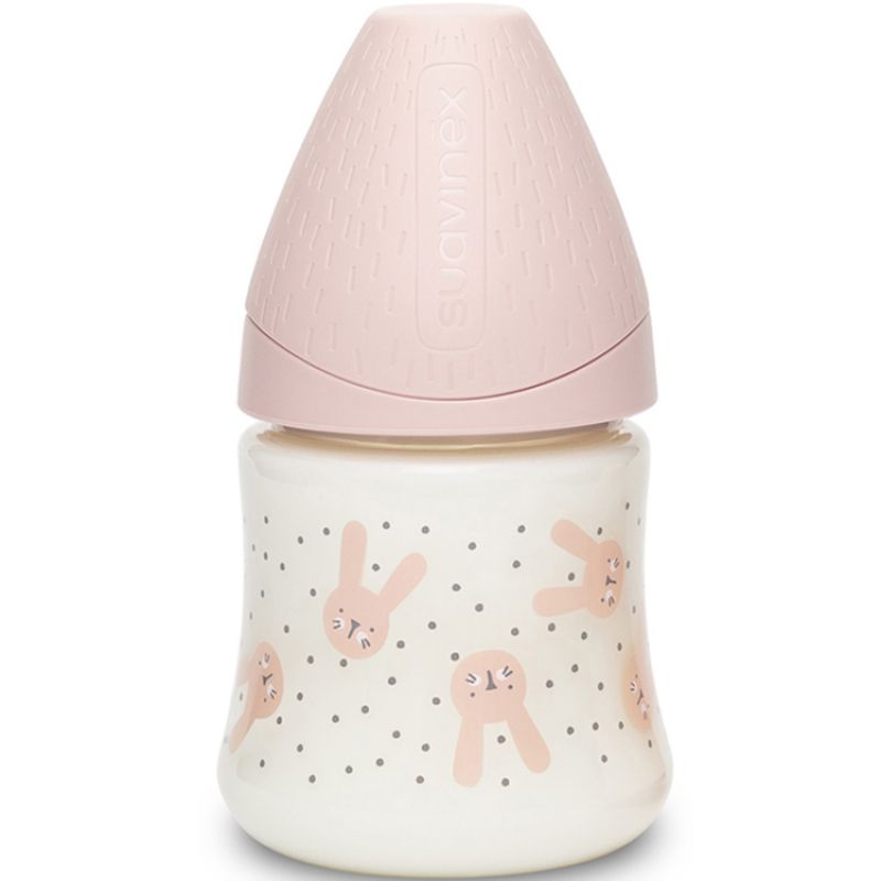 Biberon Hygge Baby lapin rose (150 ml) Suavinex