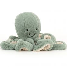 Peluche Ocean Crew Odell pieuvre verte (23 cm)  par Jellycat