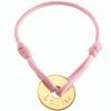 Bracelet cordon Mini Jeton (plaqué or jaune)  par Petits trésors