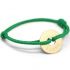 Bracelet cordon Mini Jeton (plaqué or jaune) - Petits trésors