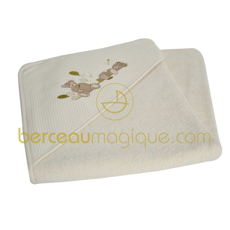 Cape de bain Nounours (80 x 80 cm)  