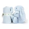 Doudou plat Bashful Lapin Bleu Jellycat Produit 5