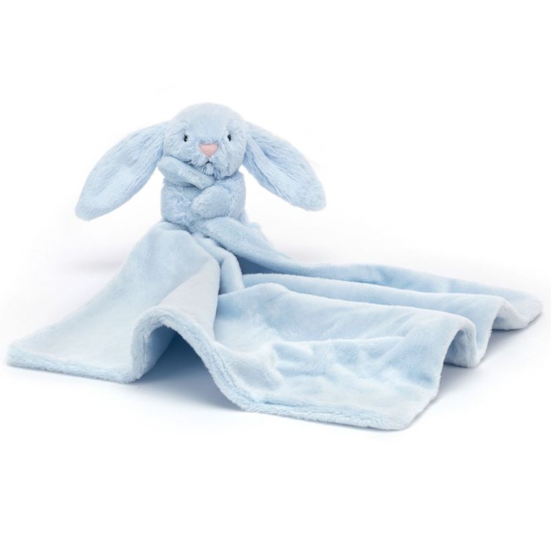 Doudou plat Bashful Lapin Bleu Jellycat Produit 1