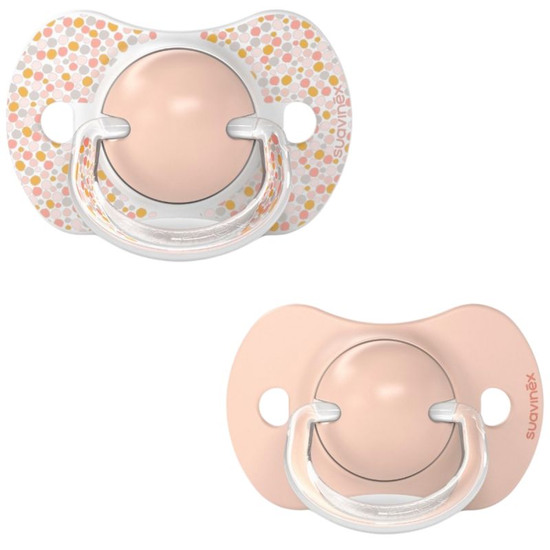 Lot de 2 sucettes symétriques SX PRO 6/18 mois Dreams rose Suavinex Produit 1 grande taille