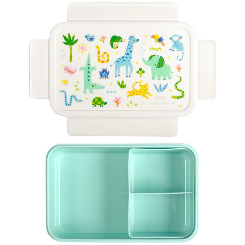 Lunch box Jungles A Little Lovely Company Produit ouvert 4