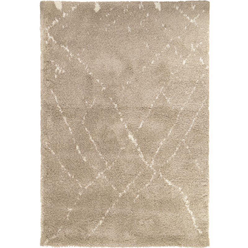 Tapis rectangulaire Shaggy Sahara beige (160 x 230 cm) AFKliving