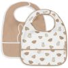 Lot de 2 bavoirs plastifiés Miffy and Friends Jollein Produit 1