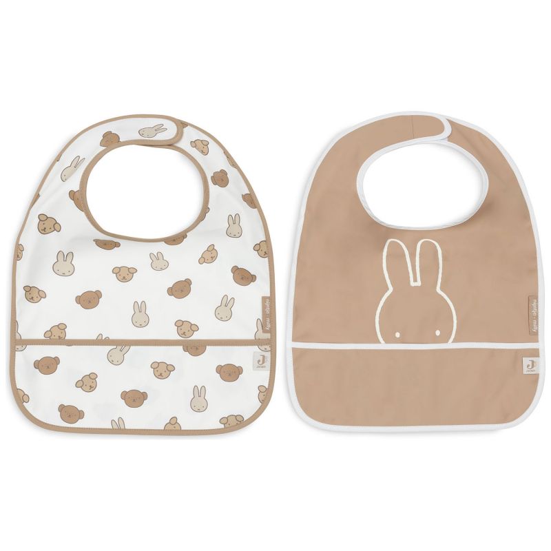 Lot de 2 bavoirs plastifiés Miffy and Friends Jollein Produit 3