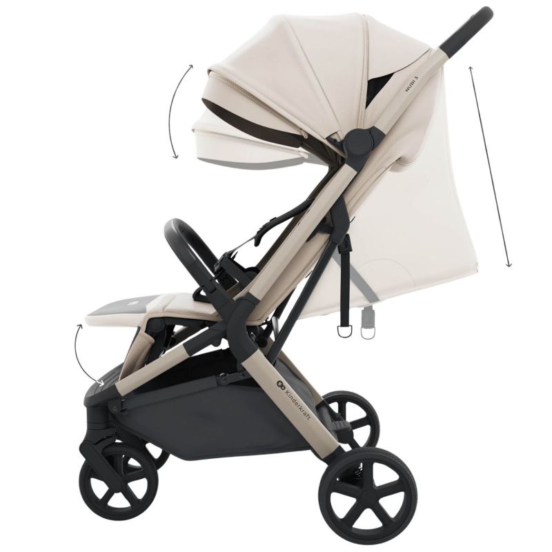 Poussette Nubi 3 Sand Beige Kinderkraft Produit 4
