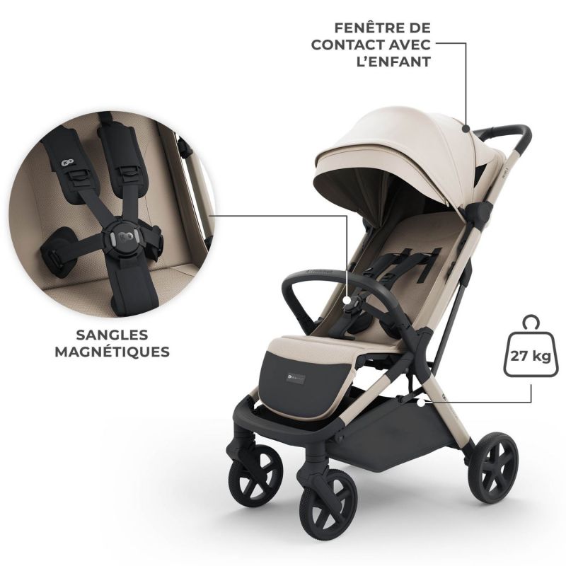 Poussette Nubi 3 Sand Beige Kinderkraft Produit 7