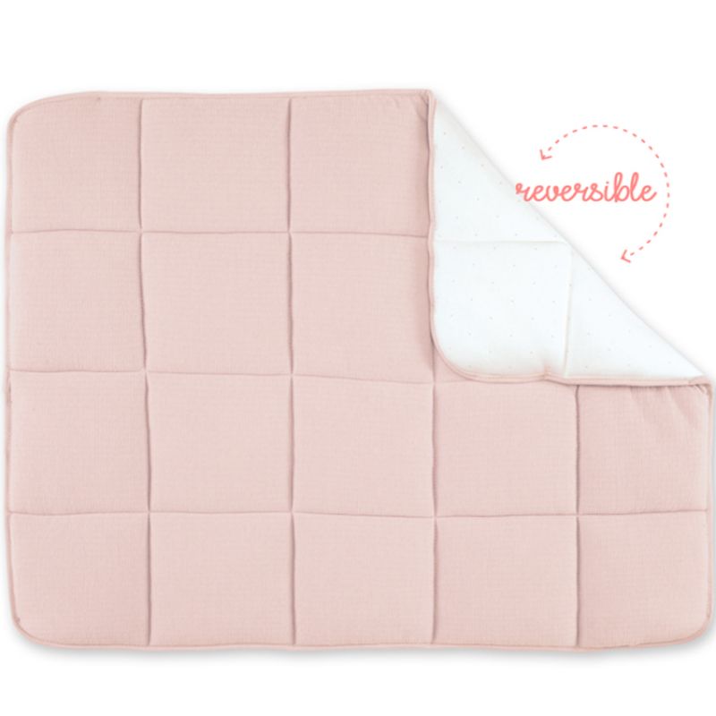 Tapis de parc réversible Cadum vieux rose (75 x 95 cm) Bemini