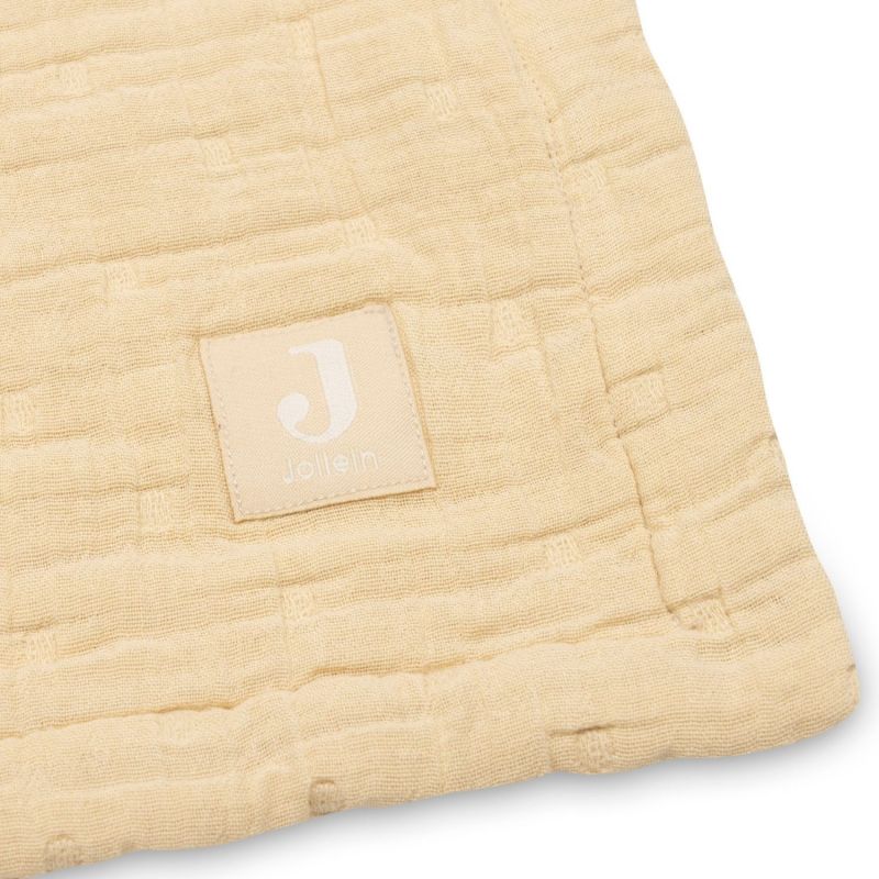 Couverture en gaze de coton Jacquard Vanilla (75 x 100 cm) Jollein Produit 5