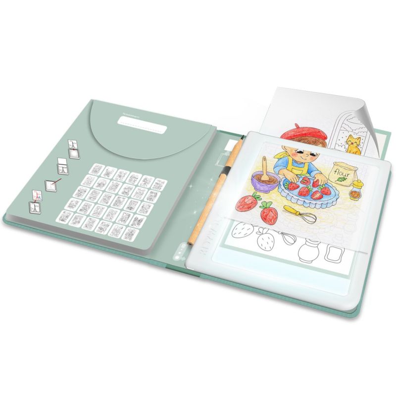 Tablette lumineuse avec dessins à décalquer KIDYDRAW Food around the world (6 ans et+) KIDYWOLF Produit 4
