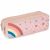 Variation Rose, bleu, jaune du produit Trousse double compartiment Happy Sky de la marque Caramel & Cie