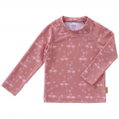 Tee-shirt anti-UV manches longues Flamingo (6-12 mois) - Fresk